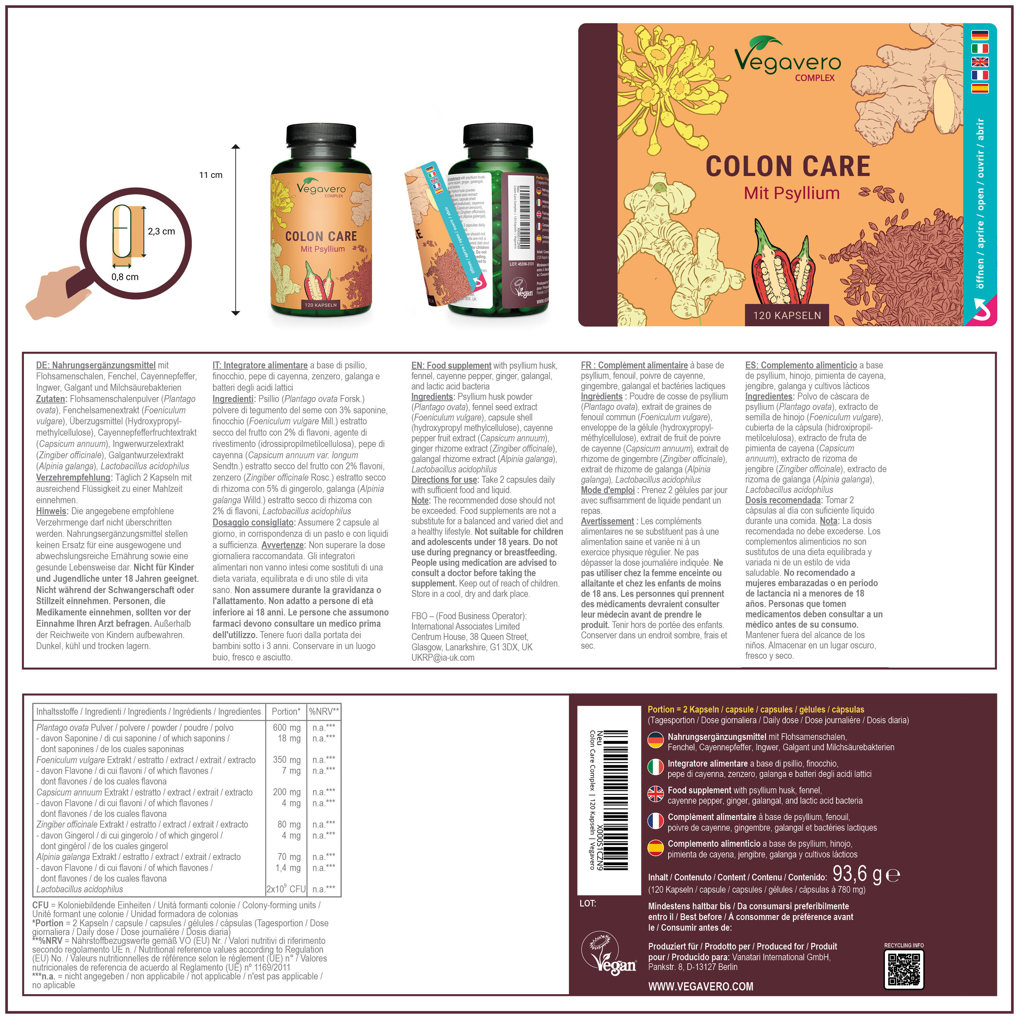 Colon Care Complex Capsules