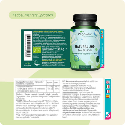 Natürliches Jod Kapseln Bio