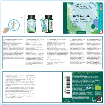 Natural Iodine Organic Capsules