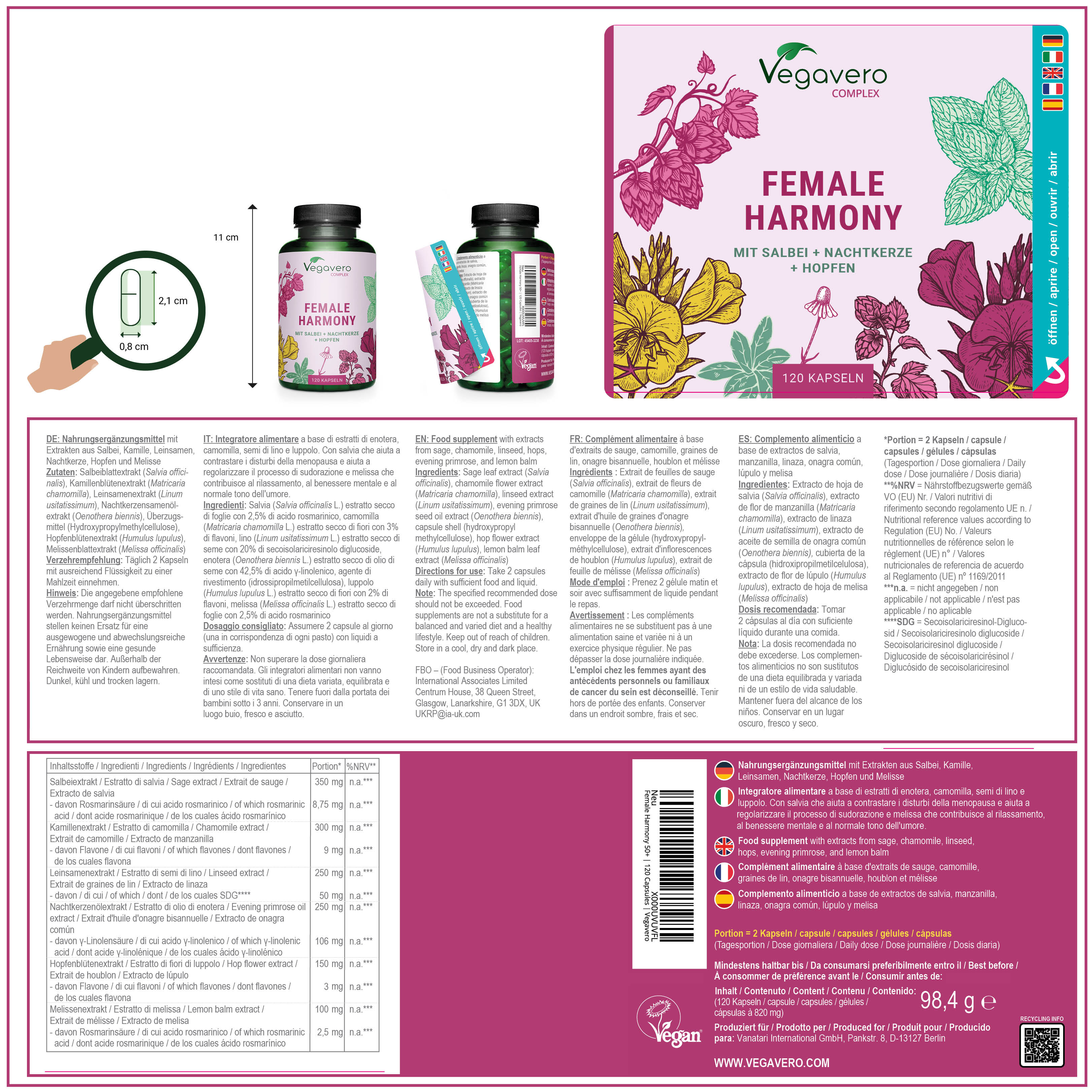 Female Harmony Complex Capsules