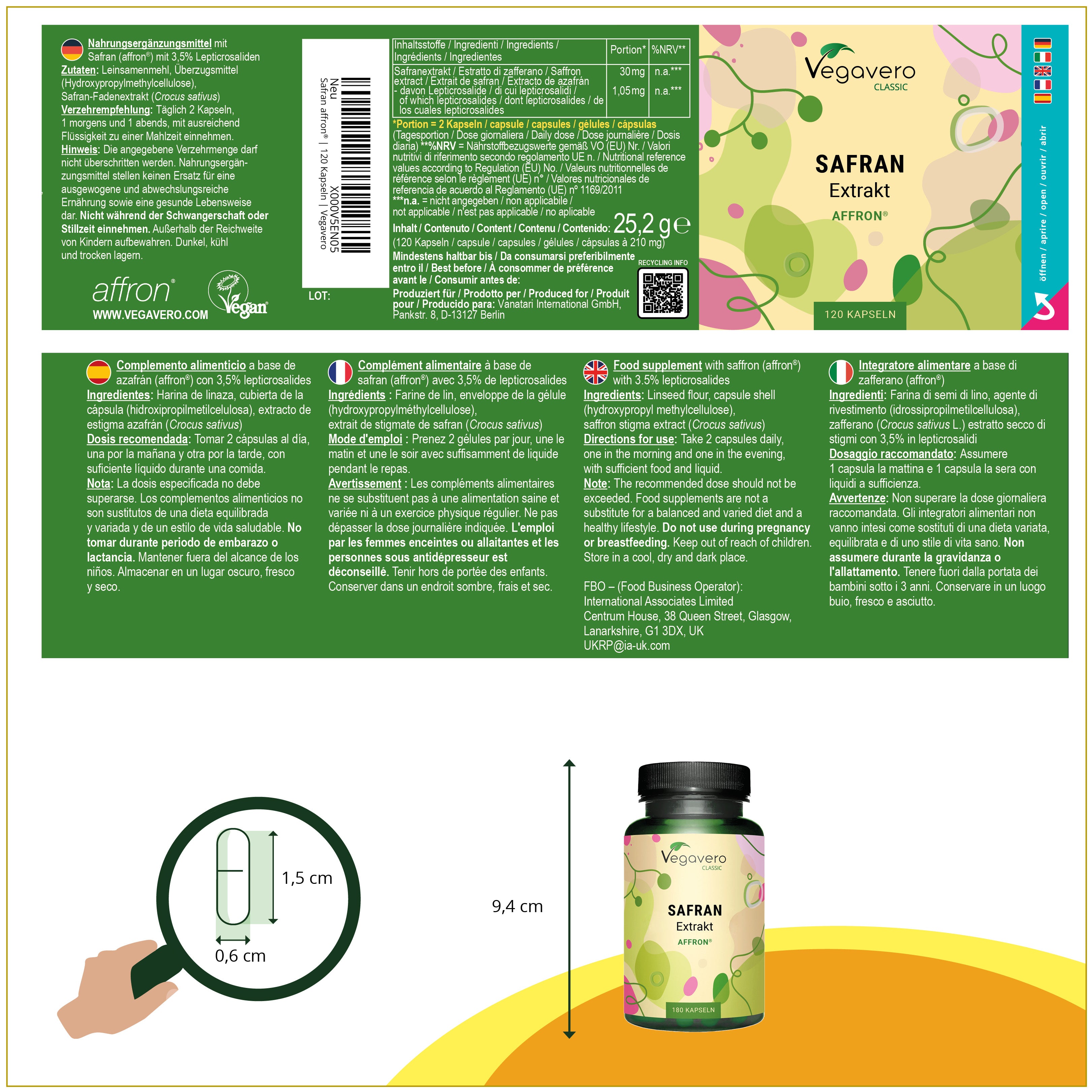 Saffron Extract Capsules