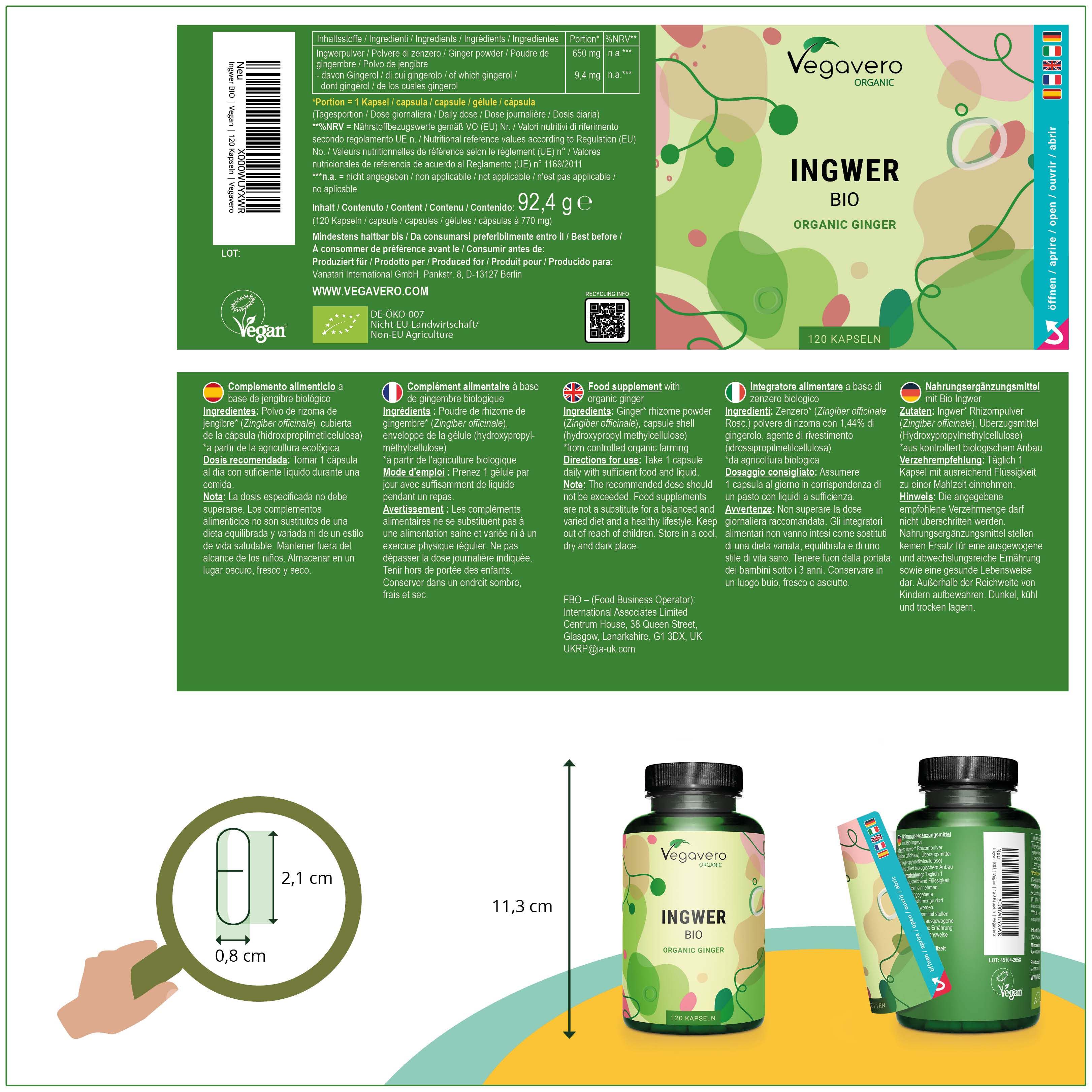 Gingembre Gélules Bio