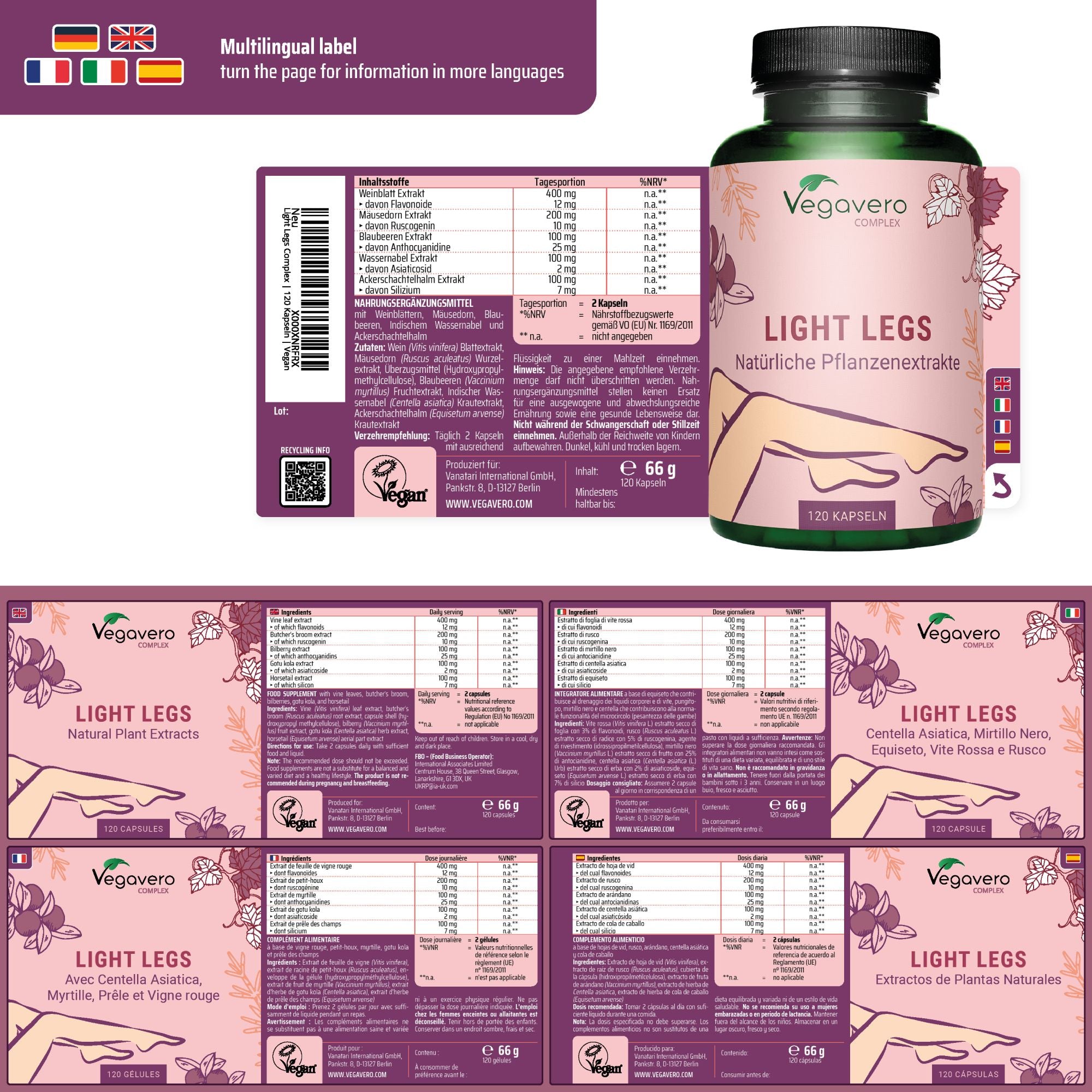 Light Legs Complex Capsules