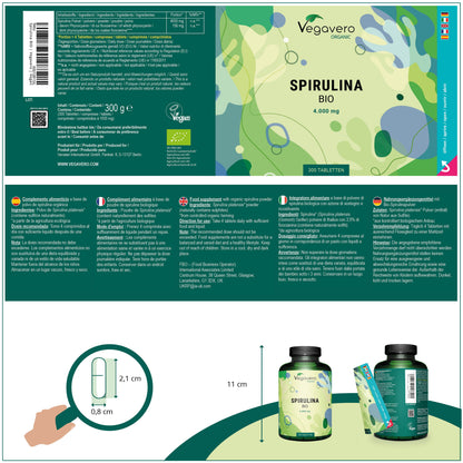 Spirulina Tablets Organic