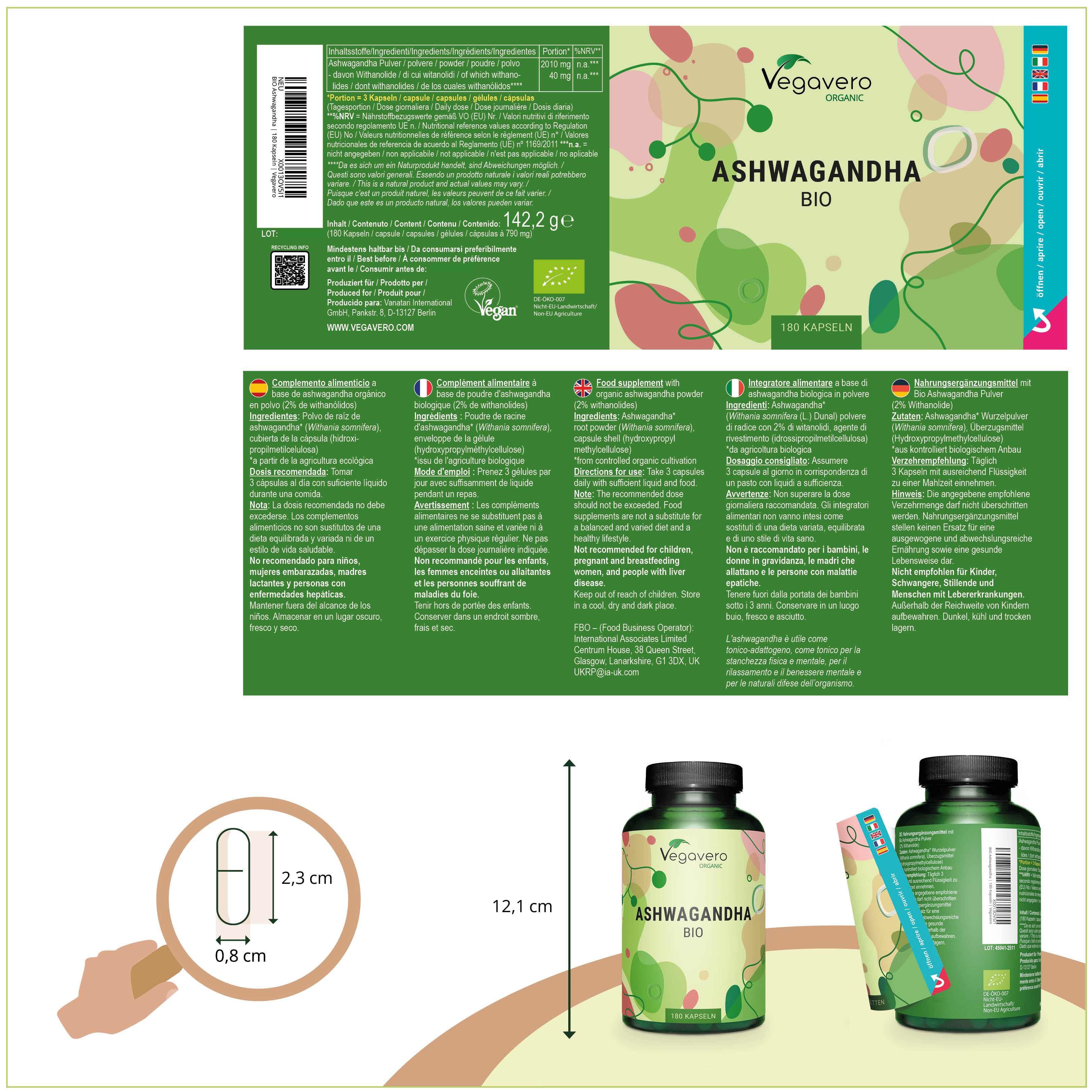 Capsule di Ashwagandha Bio