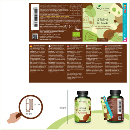 Reishi Extract Capsules Organic