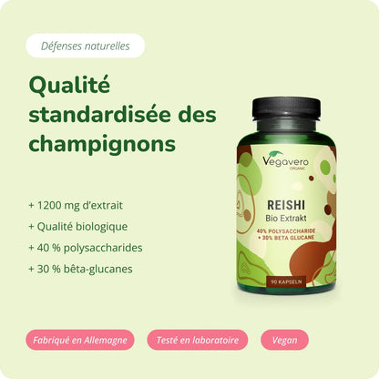 Reishi Extrait Gélules Bio