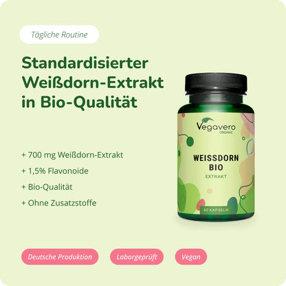 Weißdorn Extrakt Kapseln Bio