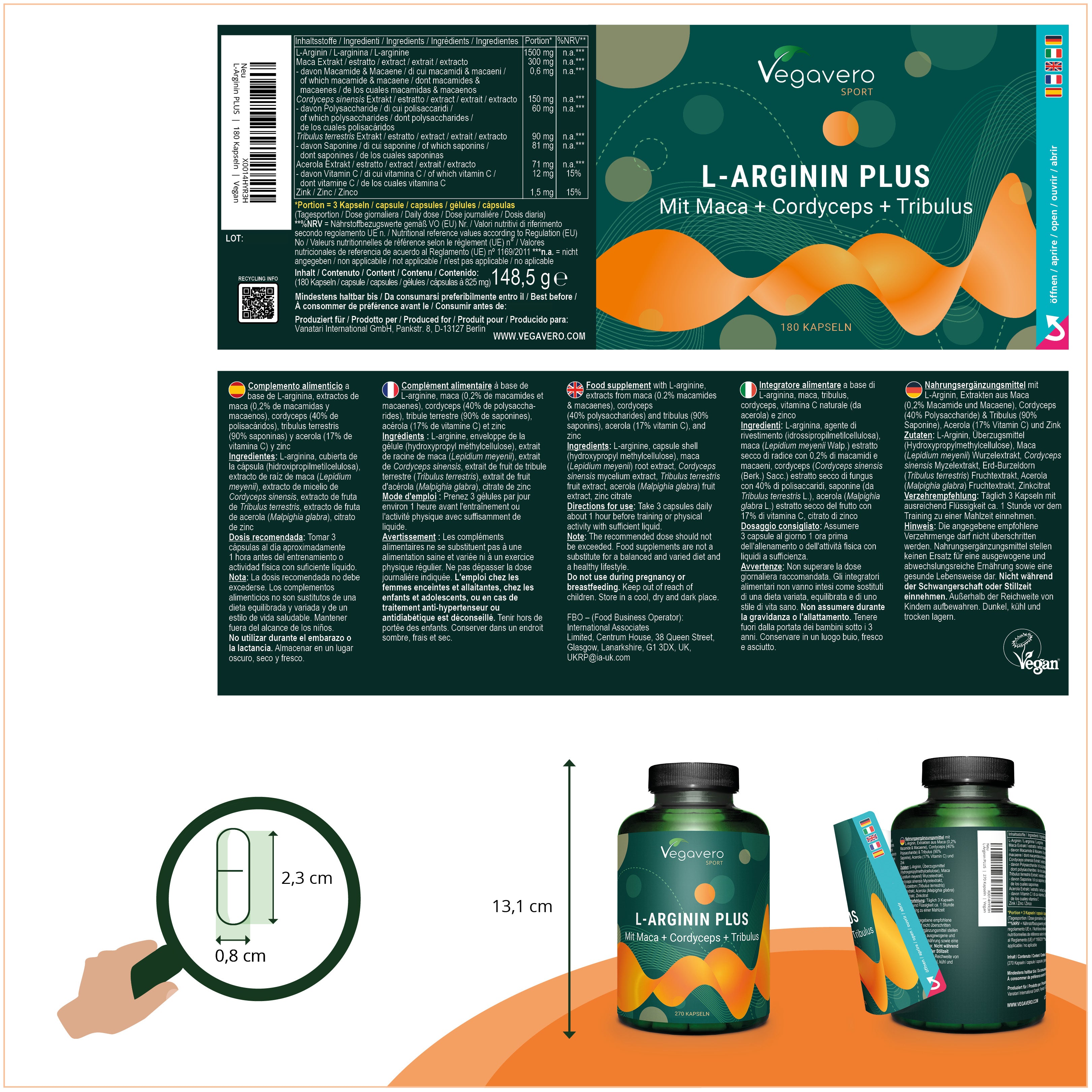 L-Arginine Plus Capsules
