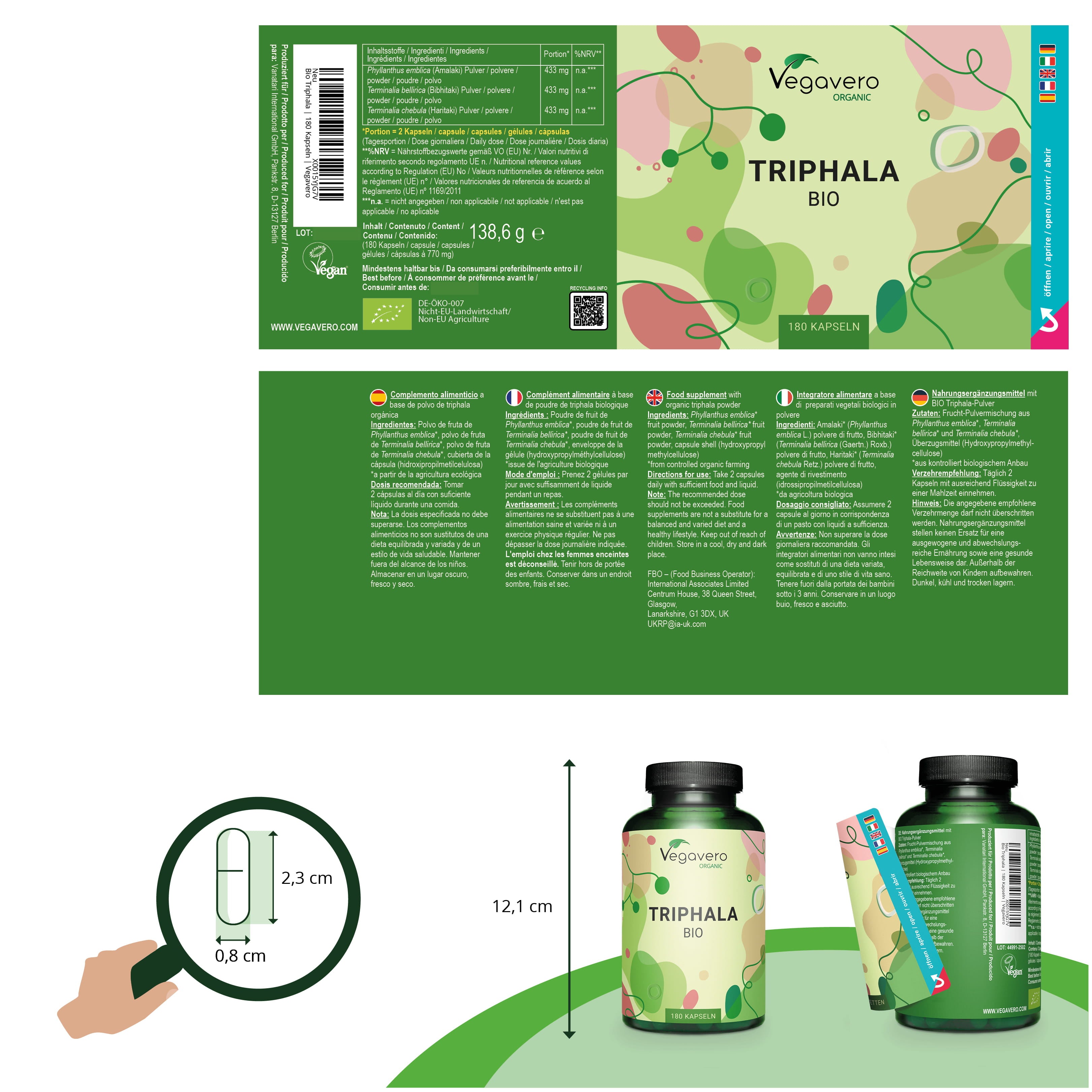 Triphala Capsules Organic