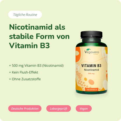 Vitamin B3 (Nicotinamid) Kapseln