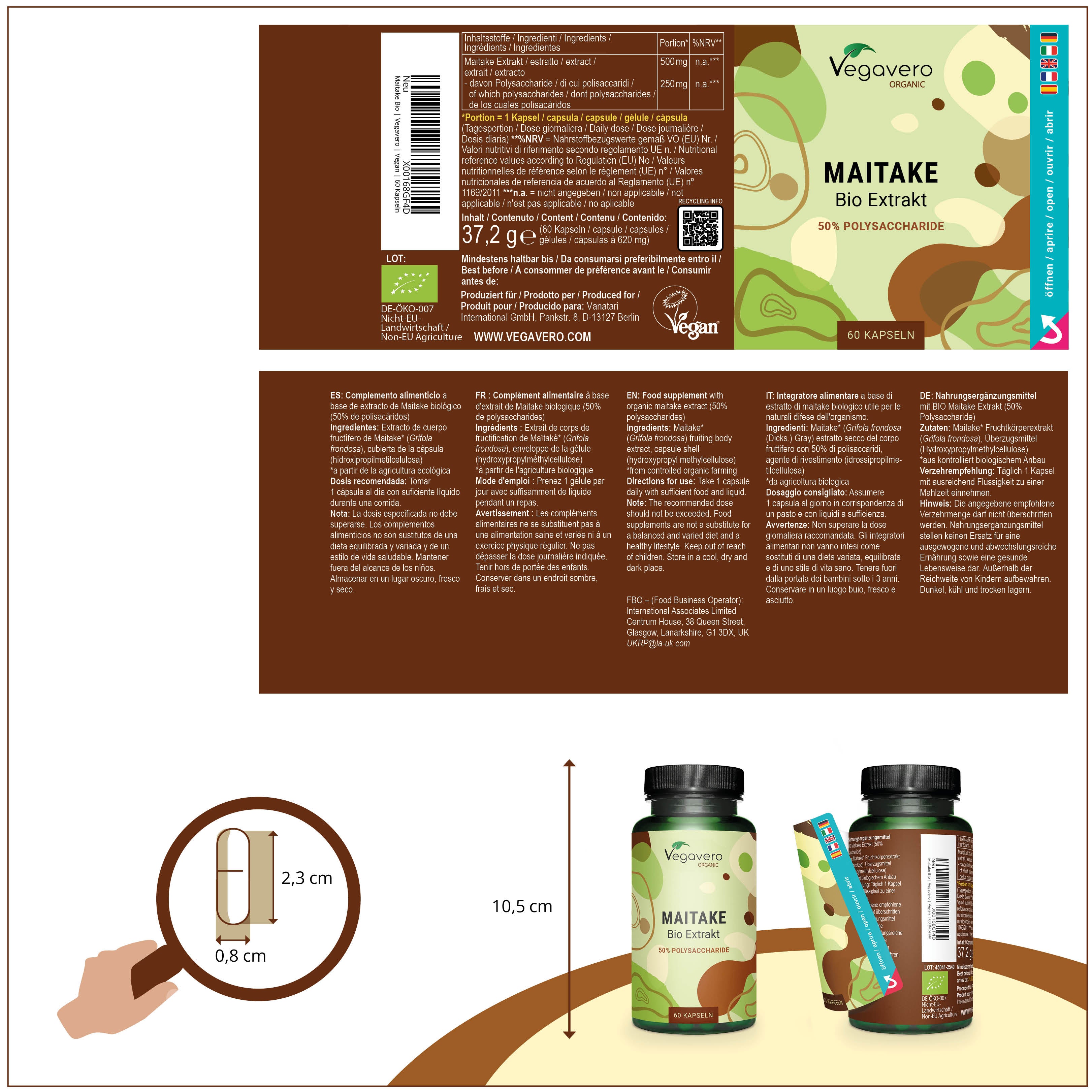 Maitake Estratto Capsule Bio