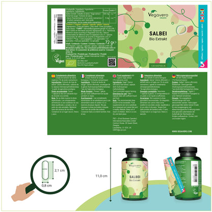 Sage Extract Capsules Organic