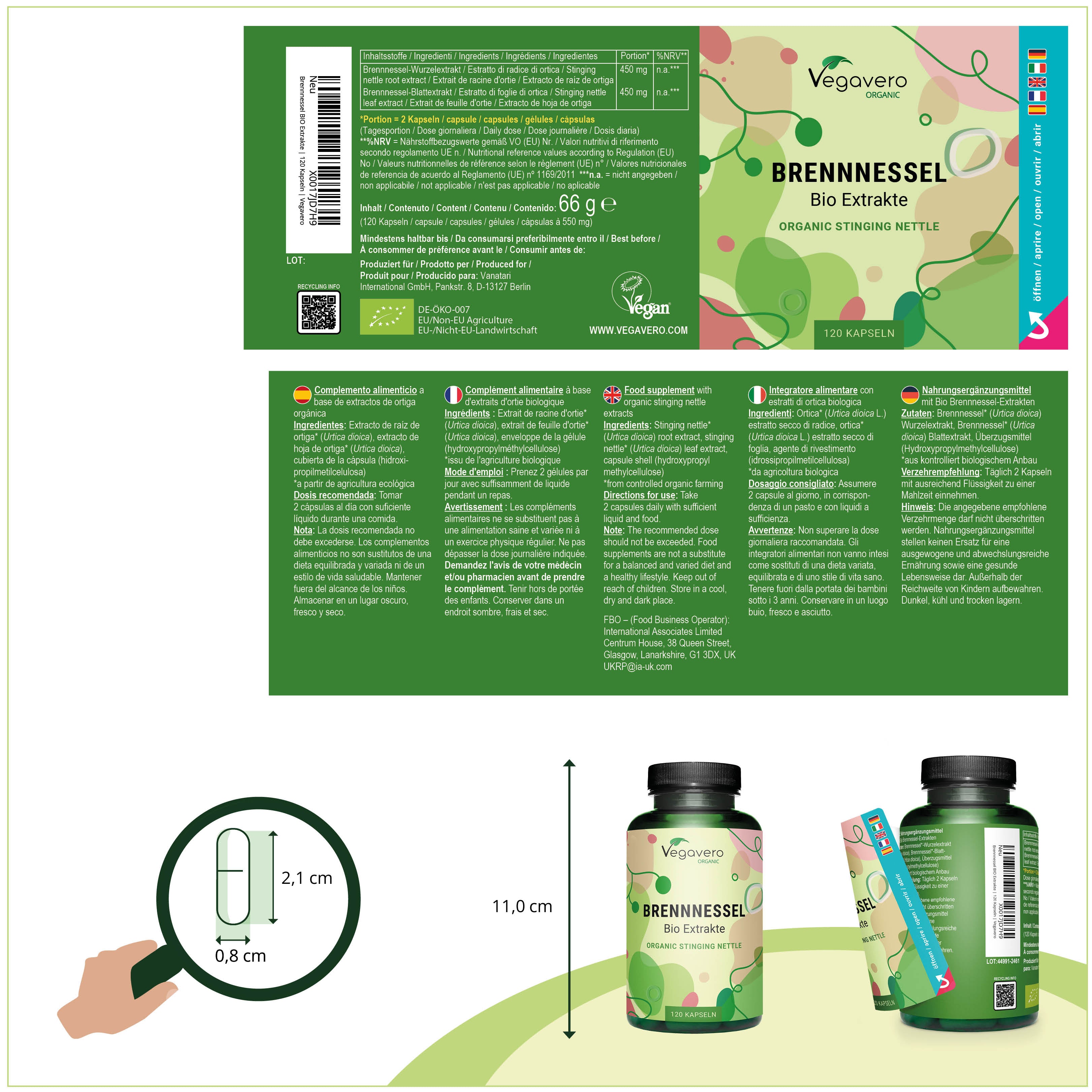 Stinging Nettle Capsules Organic