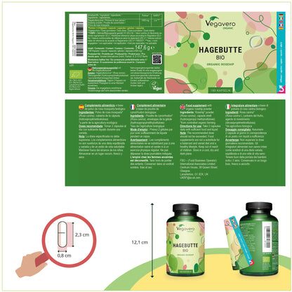 Rosehip Capsules Organic
