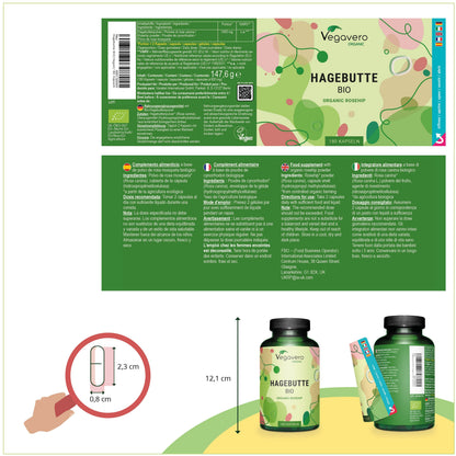Rosehip Capsules Organic