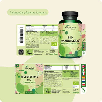 Millepertuis + Passiflore Gélules Bio