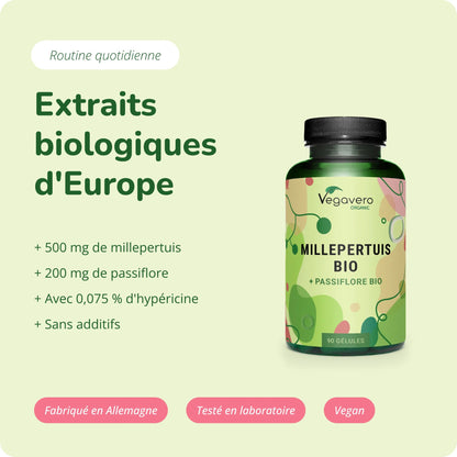Millepertuis + Passiflore Gélules Bio