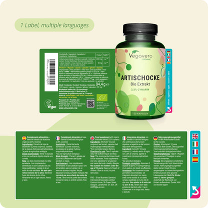 Artichoke Extract Capsules Organic