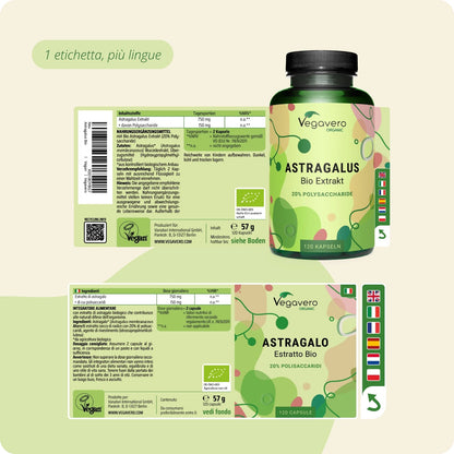 Astragalus Estratto Capsule Bio