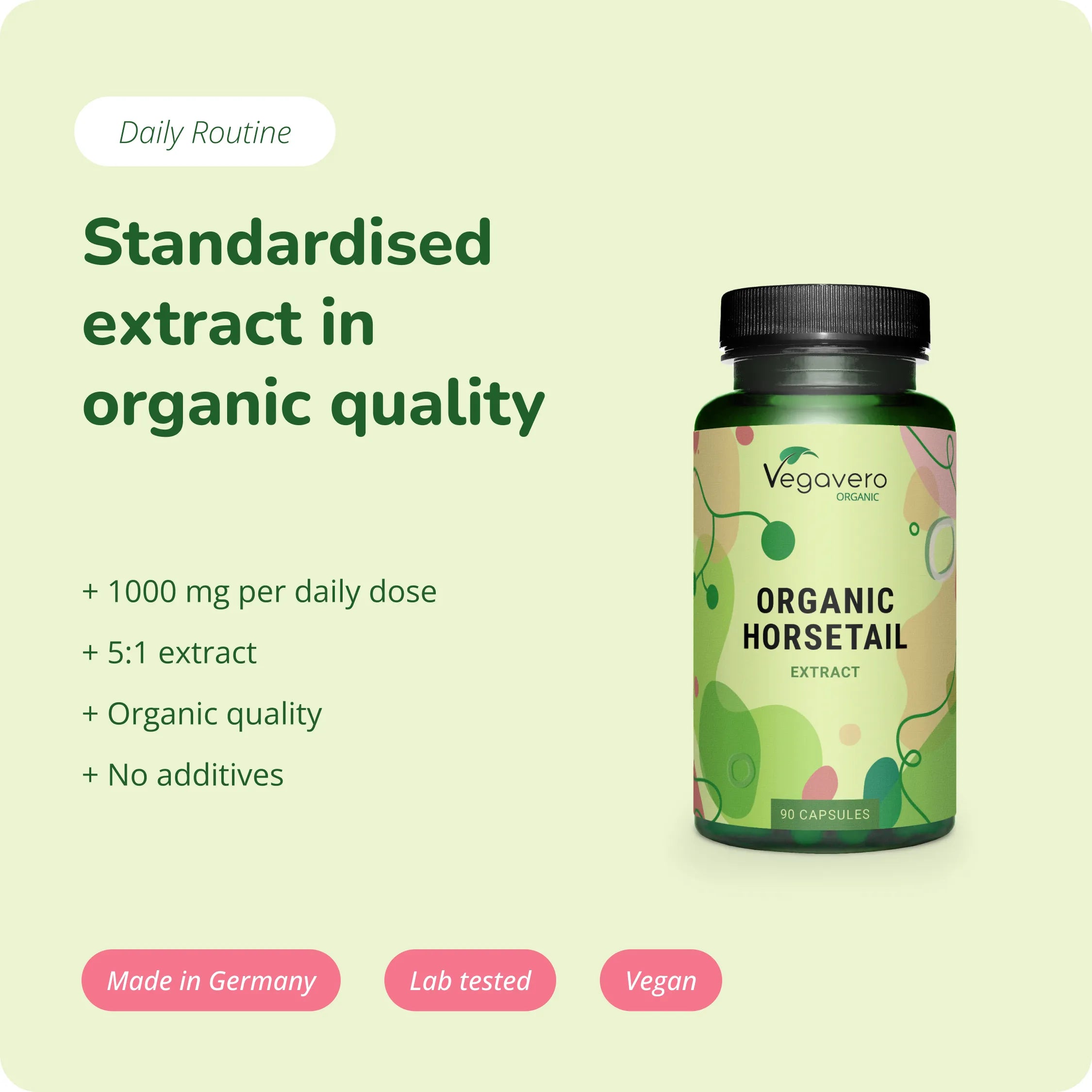 Horsetail Extract Capsules Organic