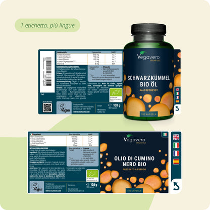 Olio di Semi di Cumino Nero Capsule Bio