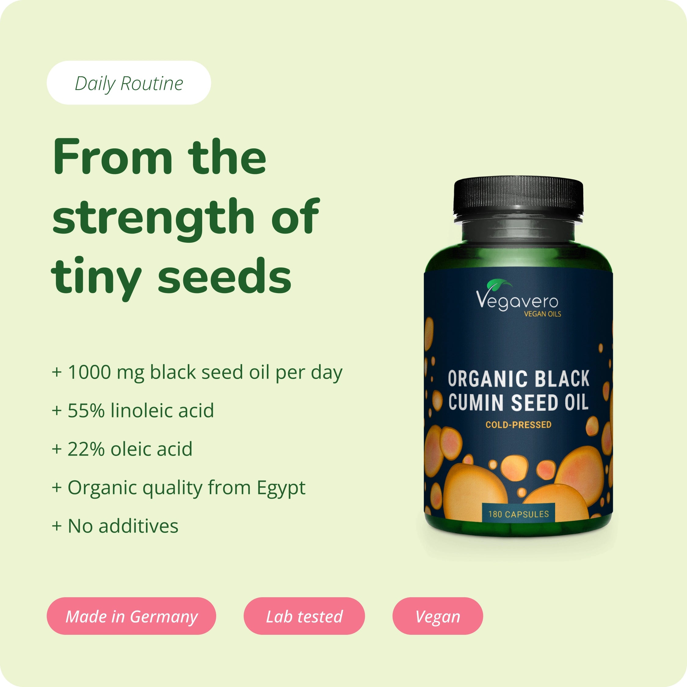 Schwarzkümmel Samenöl Kapseln Bio