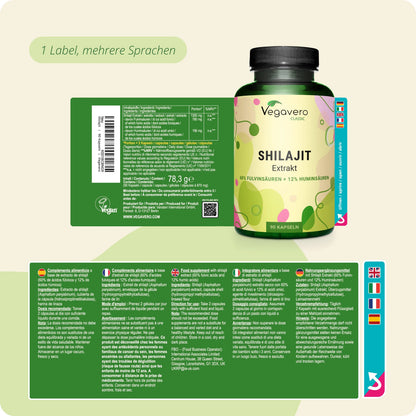 Shilajit Extrakt Kapseln