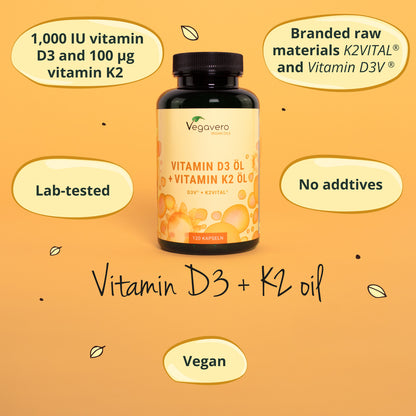 Vitamin D3 + K2 Oil Capsules