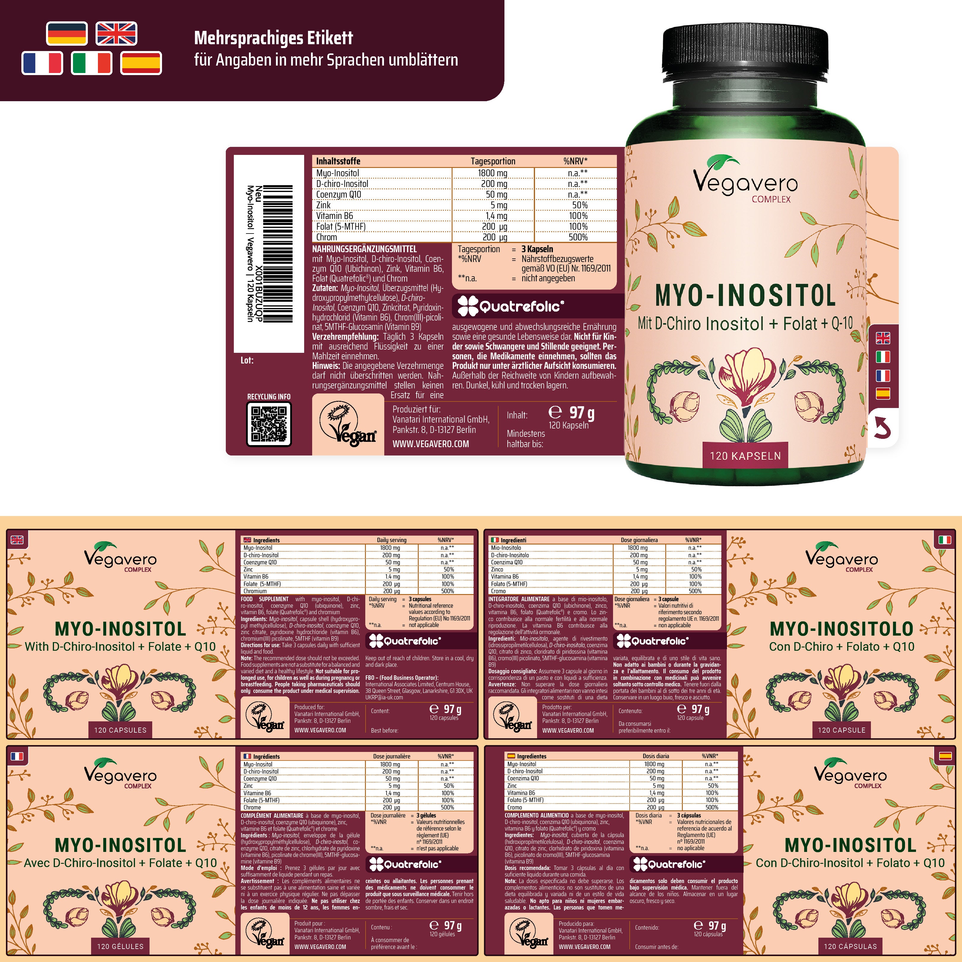 Myo-Inositol Complex Capsules