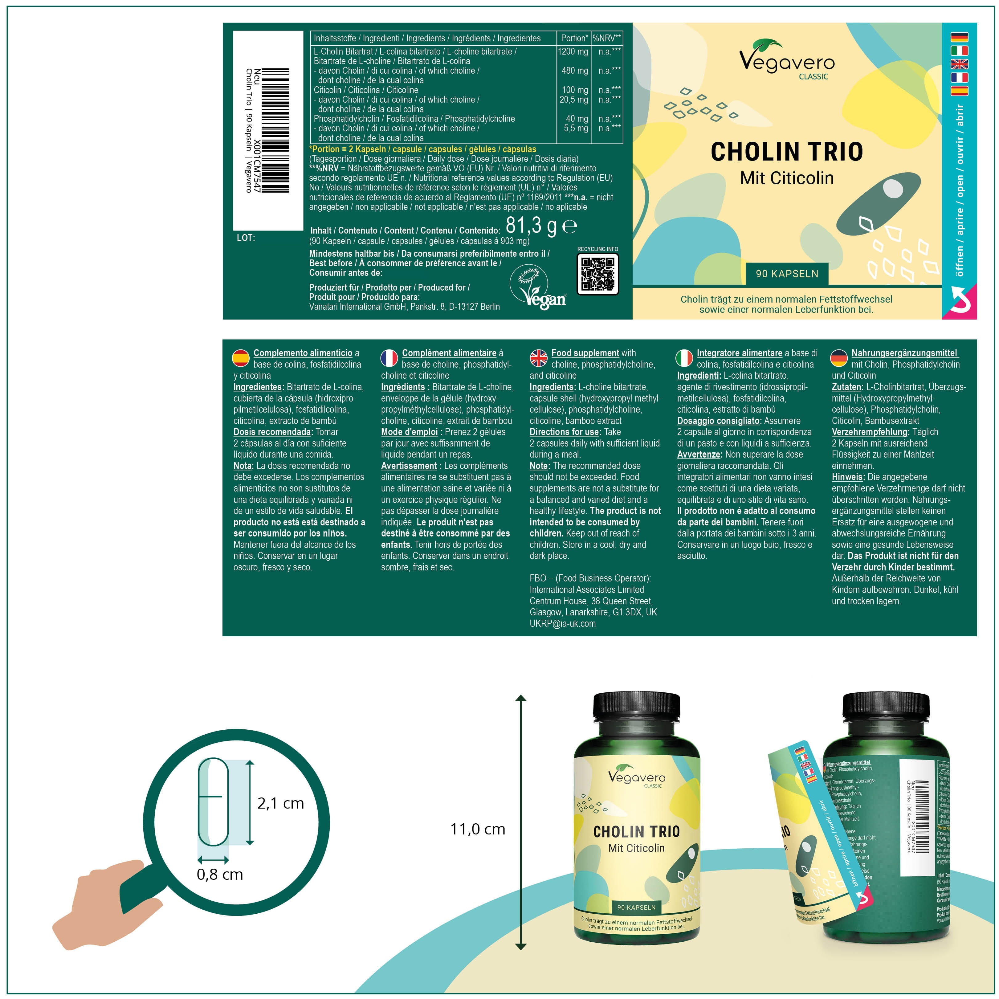 Choline Trio Capsules