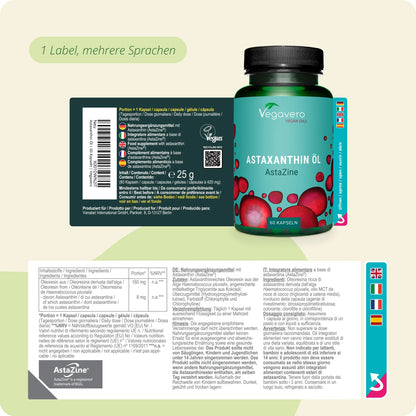 Astaxanthin Öl Kapseln