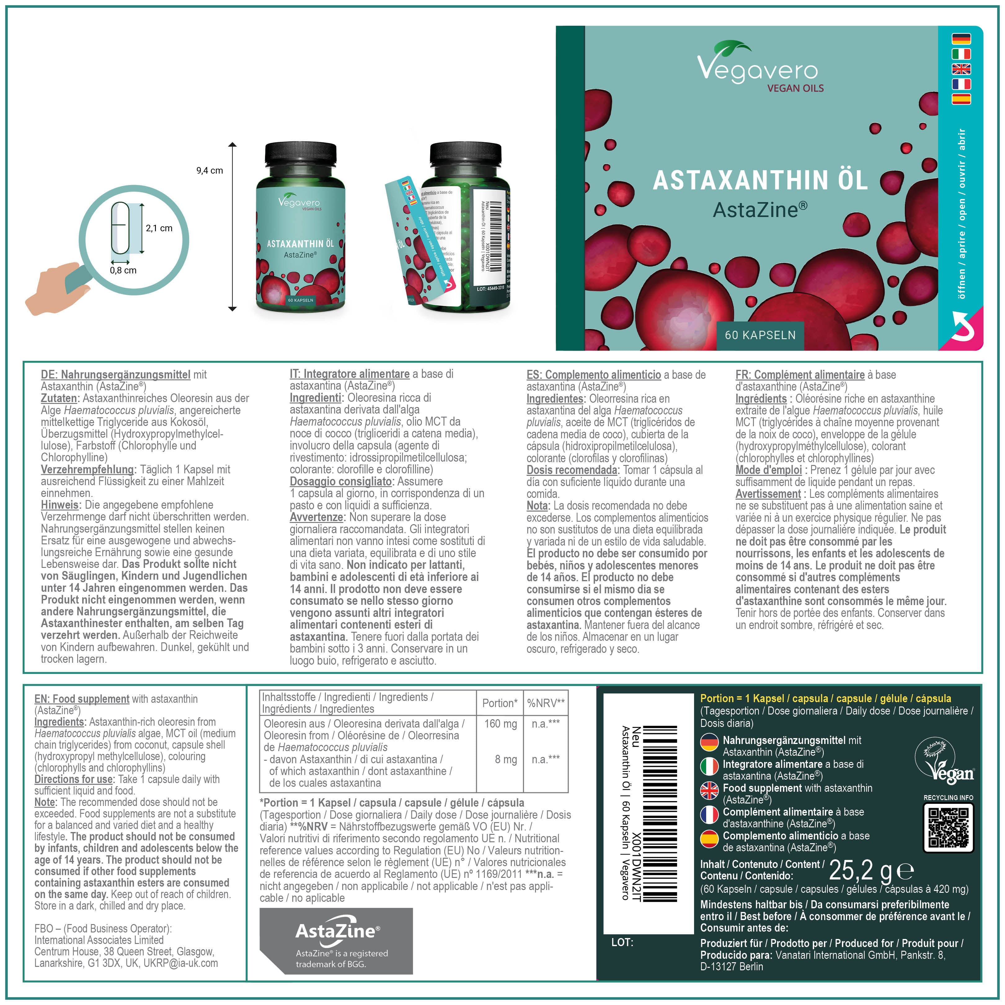 Astaxanthin Oil Capsules