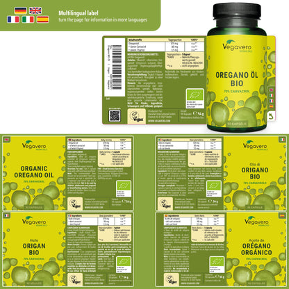 Aceite de Orégano Cápsulas Orgánico