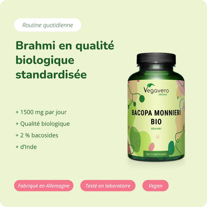 Brahmi Comprimés Bio