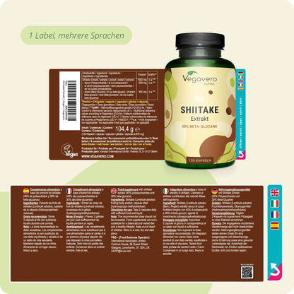 Shiitake Extrakt Kapseln
