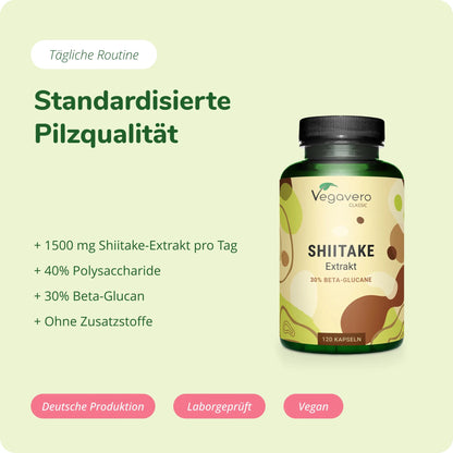 Shiitake Extrakt Kapseln