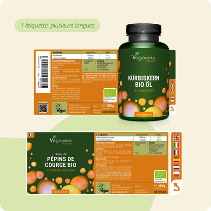 Huile de Graines de Courge Gélules Bio
