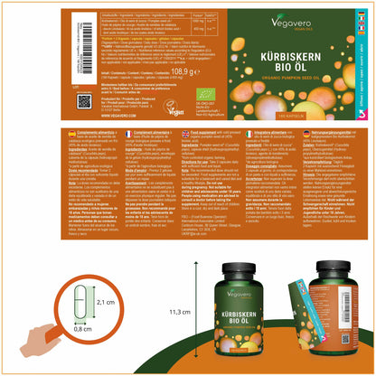 Pumpkin Seed Oil Capsules Organic