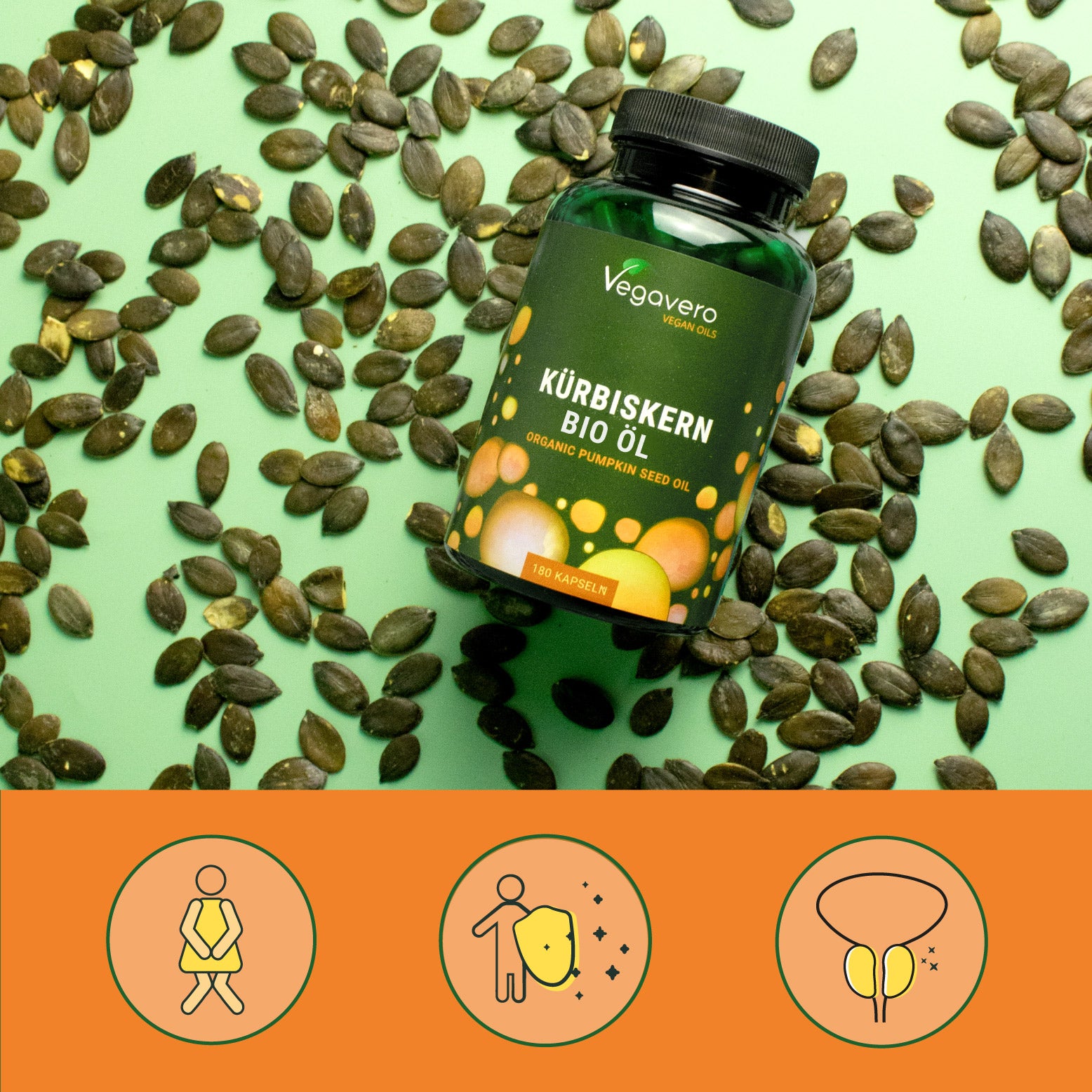 Pumpkin Seed Oil Capsules Organic