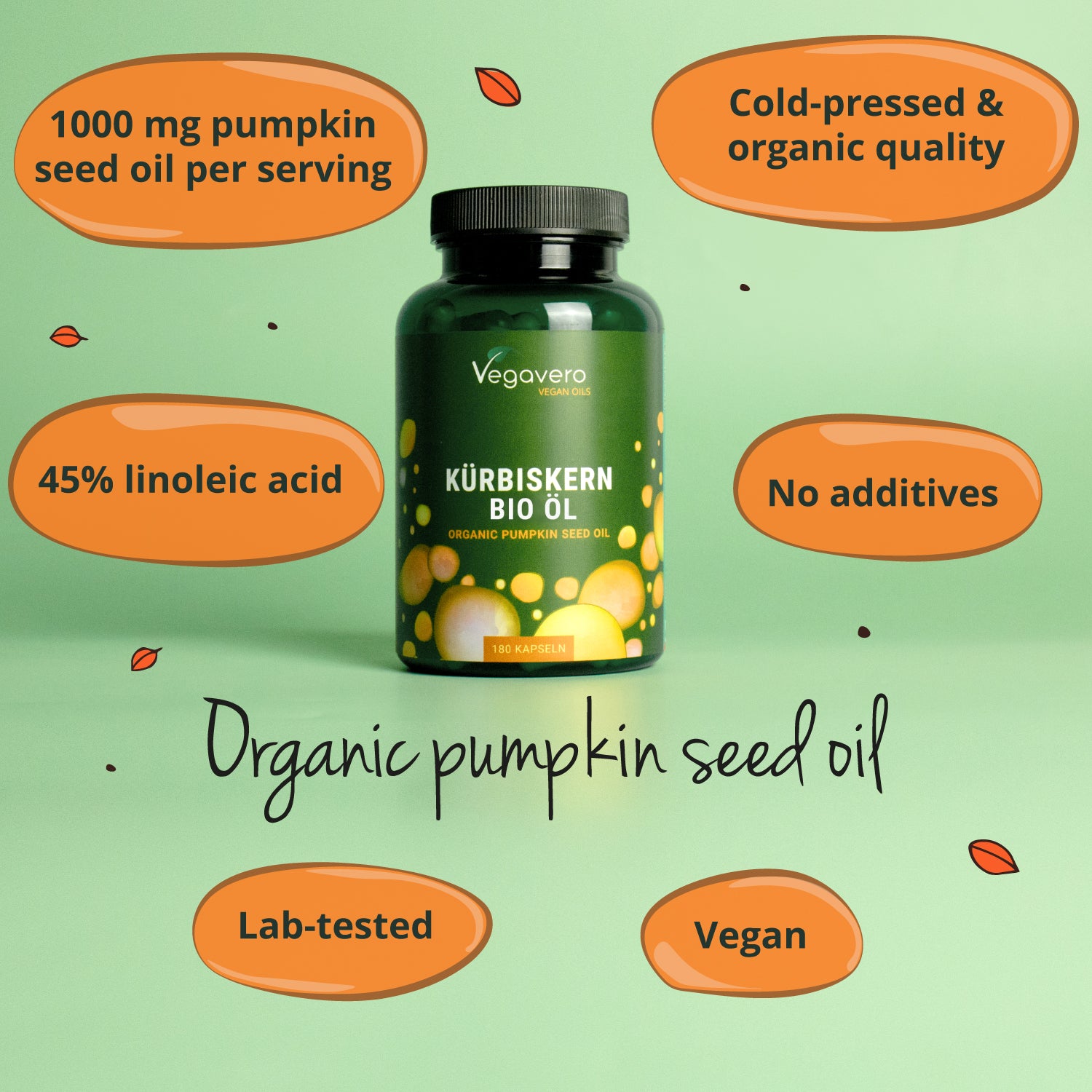 Pumpkin Seed Oil Capsules Organic