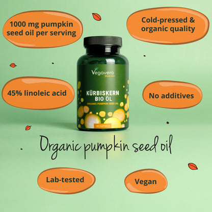 Pumpkin Seed Oil Capsules Organic