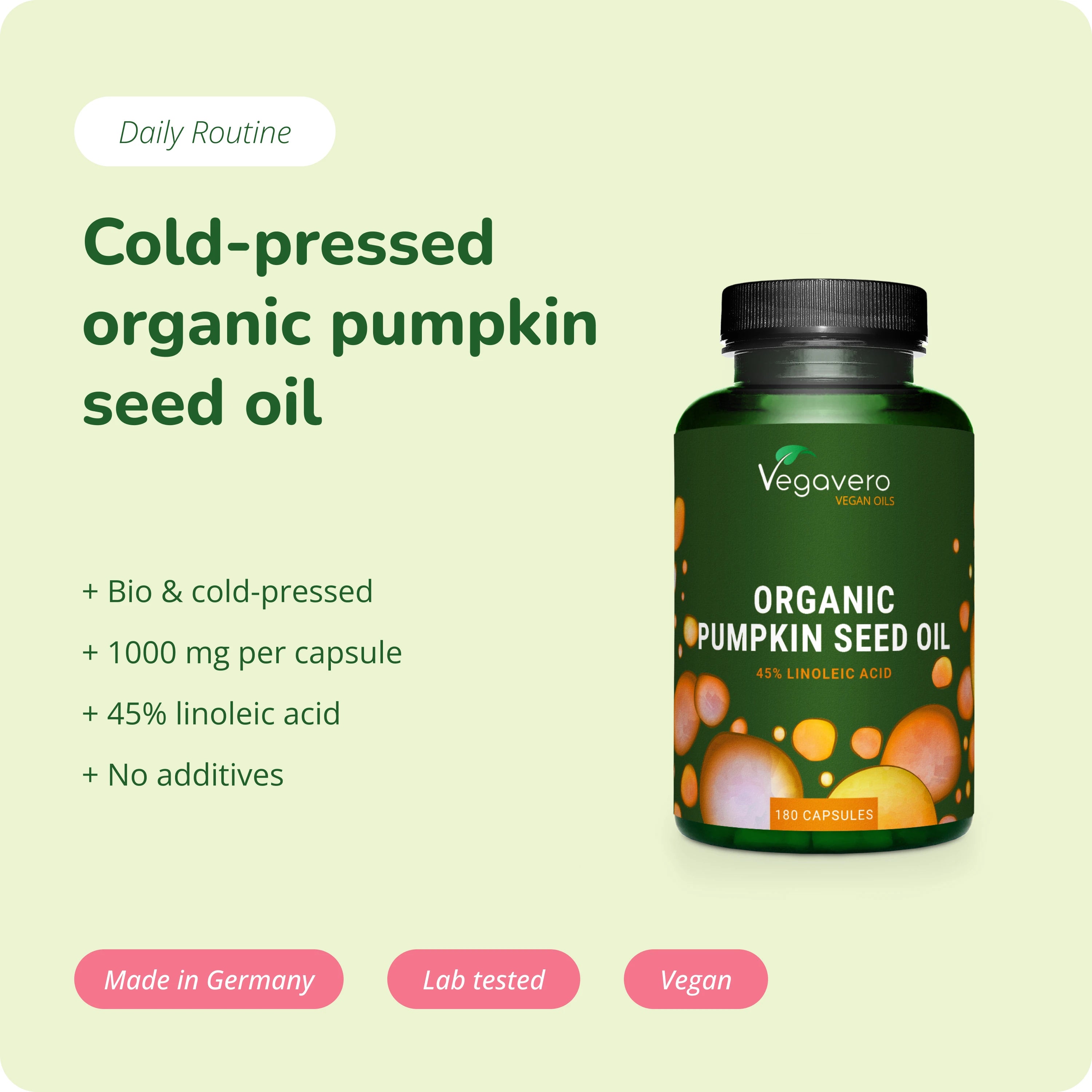 Pumpkin Seed Oil Capsules Organic