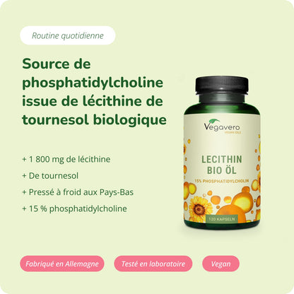 Lécithine Huile Gélules Bio