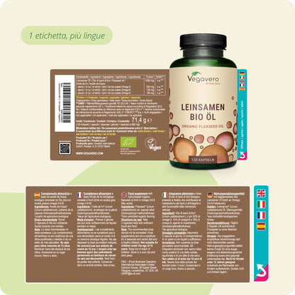 Olio di Semi di Lino Capsule Bio