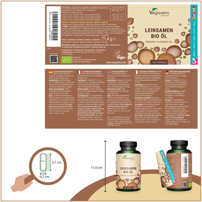 Olio di Semi di Lino Capsule Bio