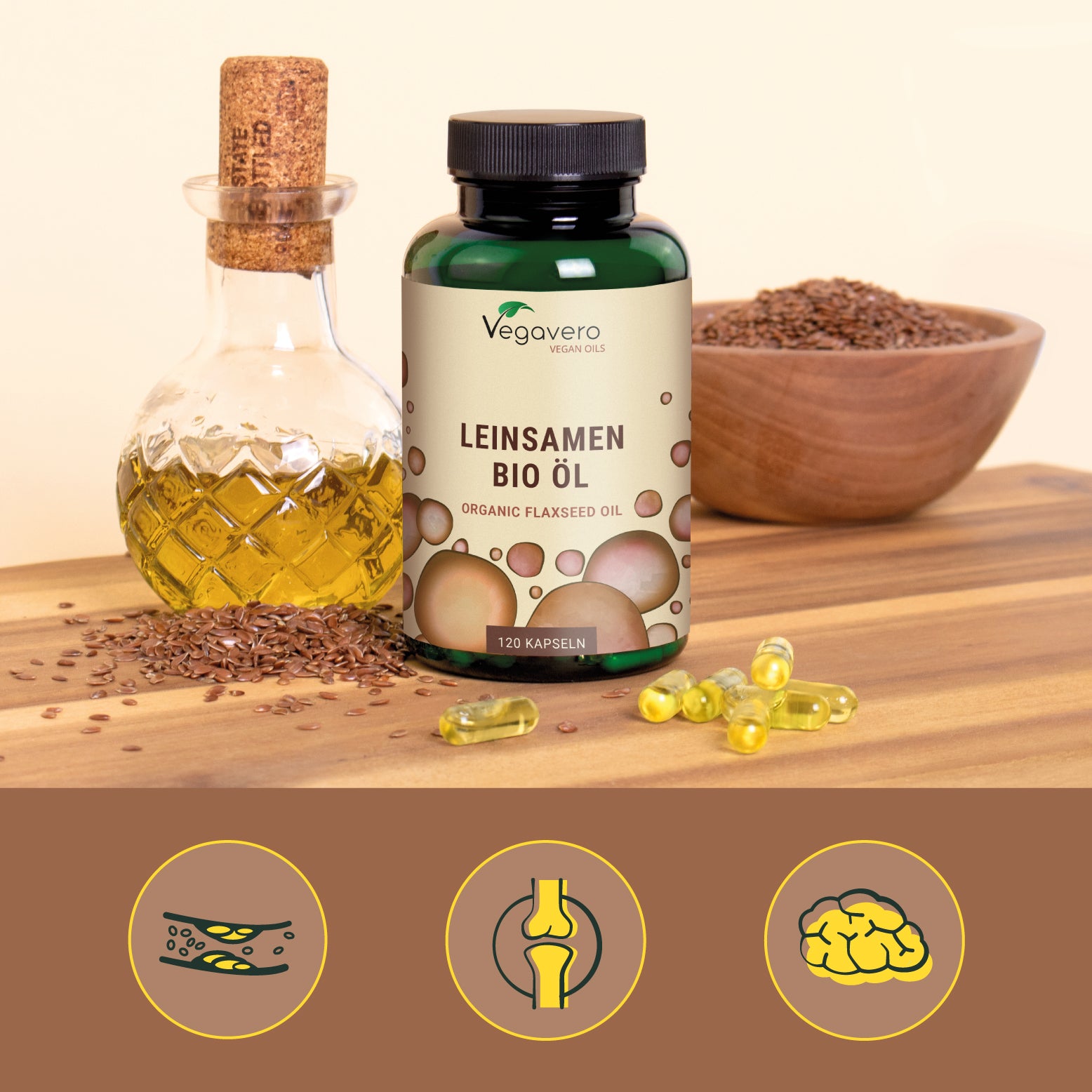 Olio di Semi di Lino Capsule Bio