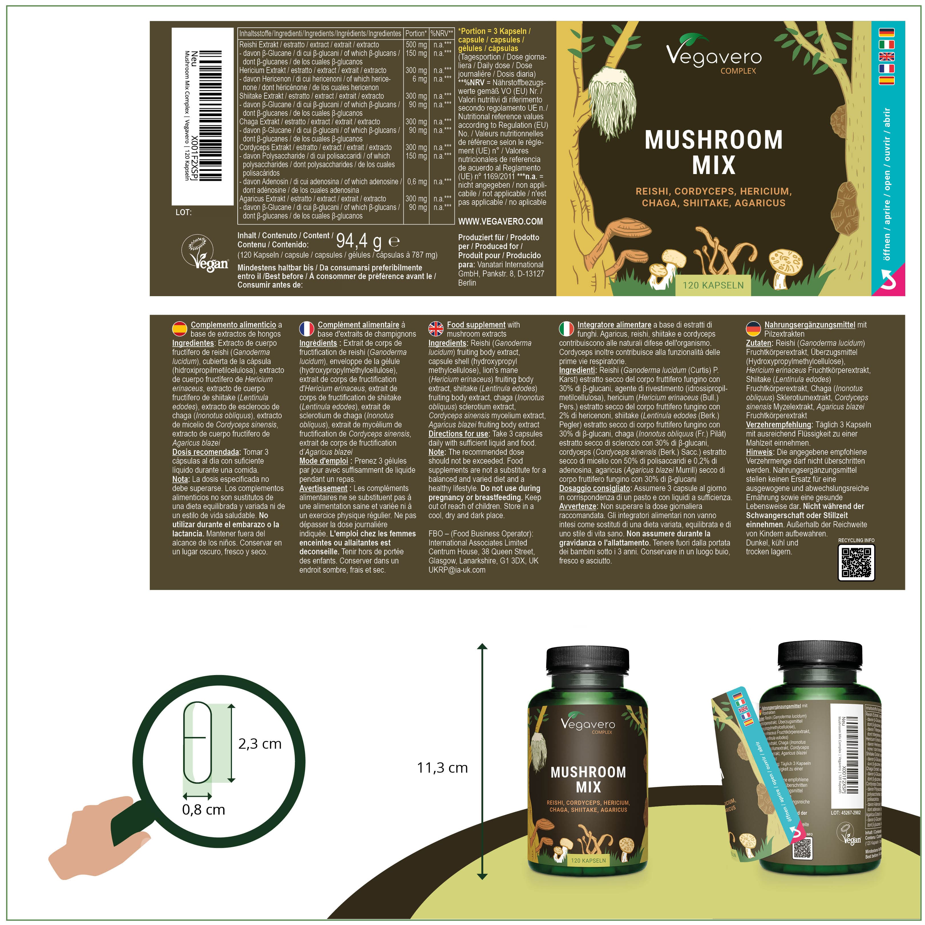 Mushroom Mix Complex Capsules