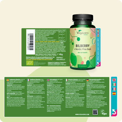 Myrtille + Écorce de Pin Extraits Gélules Bio