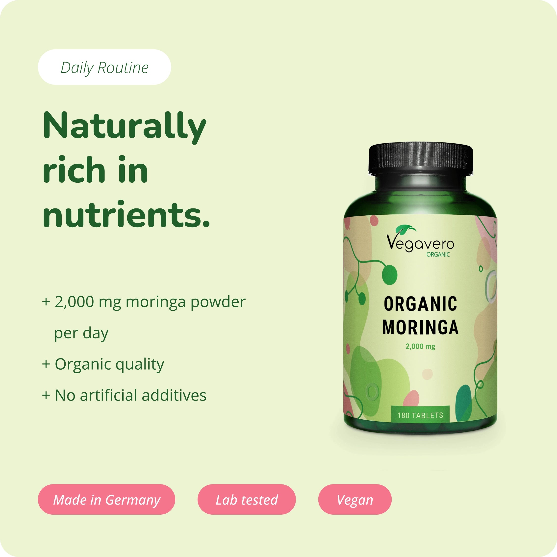 Moringa Oleifera Tablets Organic
